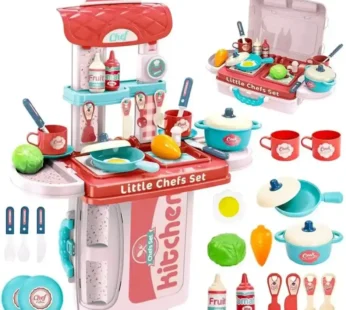 Fablue Portable Kitchen Play Set Toy For Girls And Kids With Cooking Utensils Share.svg Net Qty: 1 set
