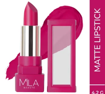 Mila Beaute Matte Lipstick Lightweight Highly Pigmented – Passionate Petal