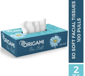 Origami So Soft Tissue Box (Assorted) – Pack of 1 Share.svg Net Qty: 1 pack (100 pcs)