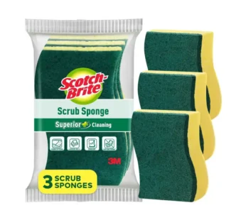 Scotch-Brite Scrub Sponge (Pack of 3) Share.svg Net Qty: 1 pack (3 pcs