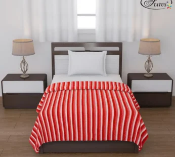 Status Polar Fleece Blanket (125 x 210 Cm) – Red