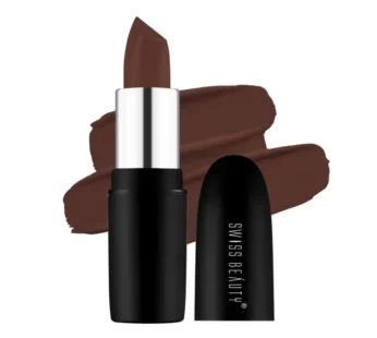 Swiss Beauty Pure Matte Lipstick – 227 Coffee