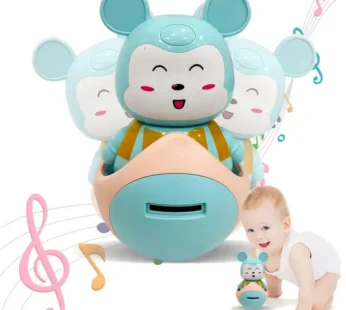 Wembley 2 In 1 Baby Roly Poly Money/Piggy Bank Musical Toys For Kids With Light And Sound