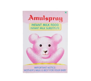 Amul Spray Infant Milk Food Share.svg Net Qty: 1 pack (500 g)