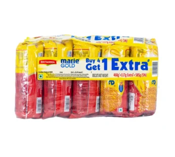 Britannia Marie Gold Biscuits Plain | Trans Fat-free Share.svg Net Qty: 1 pack (585 g)