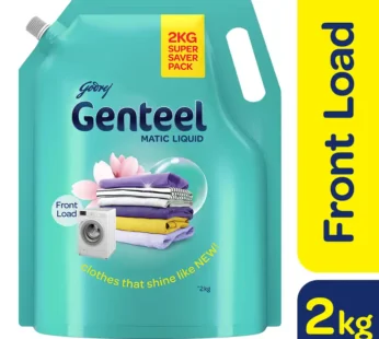 Godrej Genteel Matic Front Load Detergent Liquid Refill Pouch Share.svg Net Qty: 1 pack (2 kg)