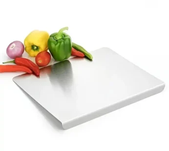 Youbee Stainless Steel Heavy Duty Chopping Board With Lip For Kitchen – For Vegetables, Fruits Share.svg Net Qty: 1 pc